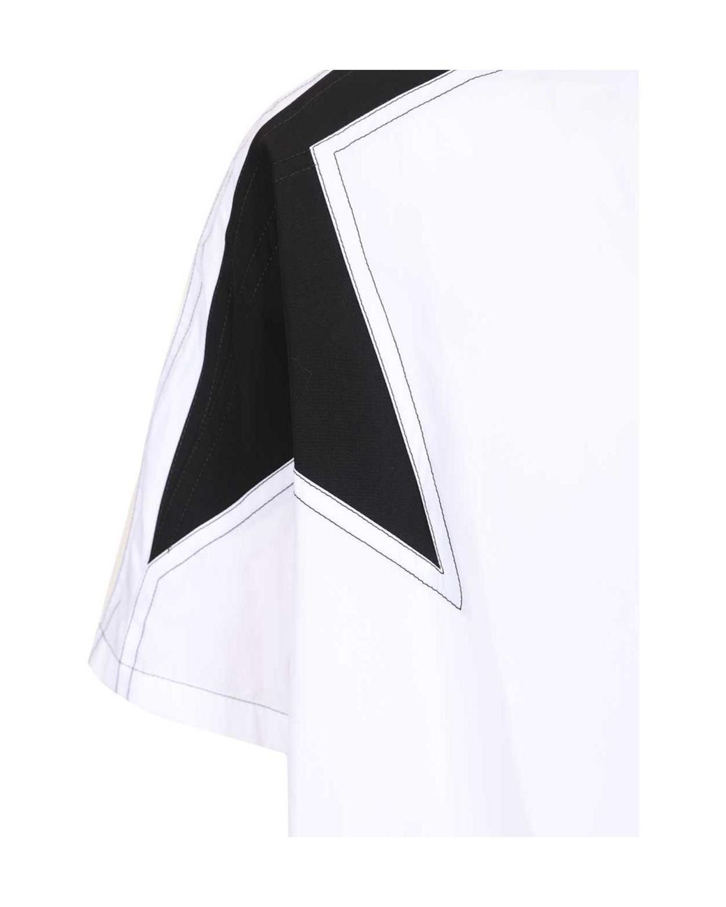 Off-White c/o Virgil Abloh White Race Logo Panel Shirt for men