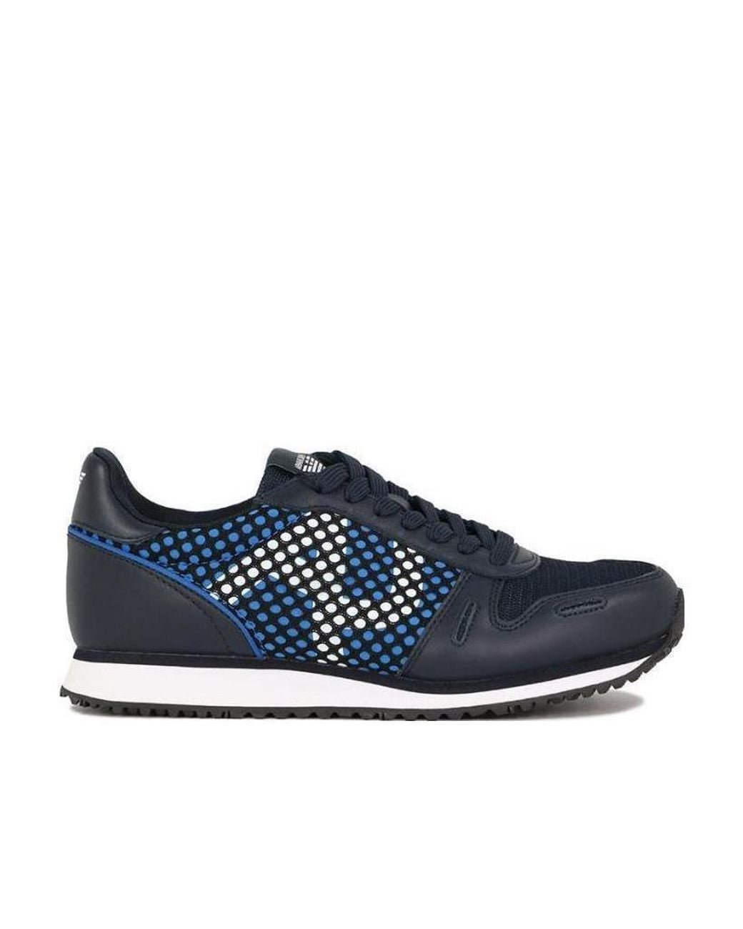 Armani Jeans Blue Logo Details Casual Sports Shoes for men