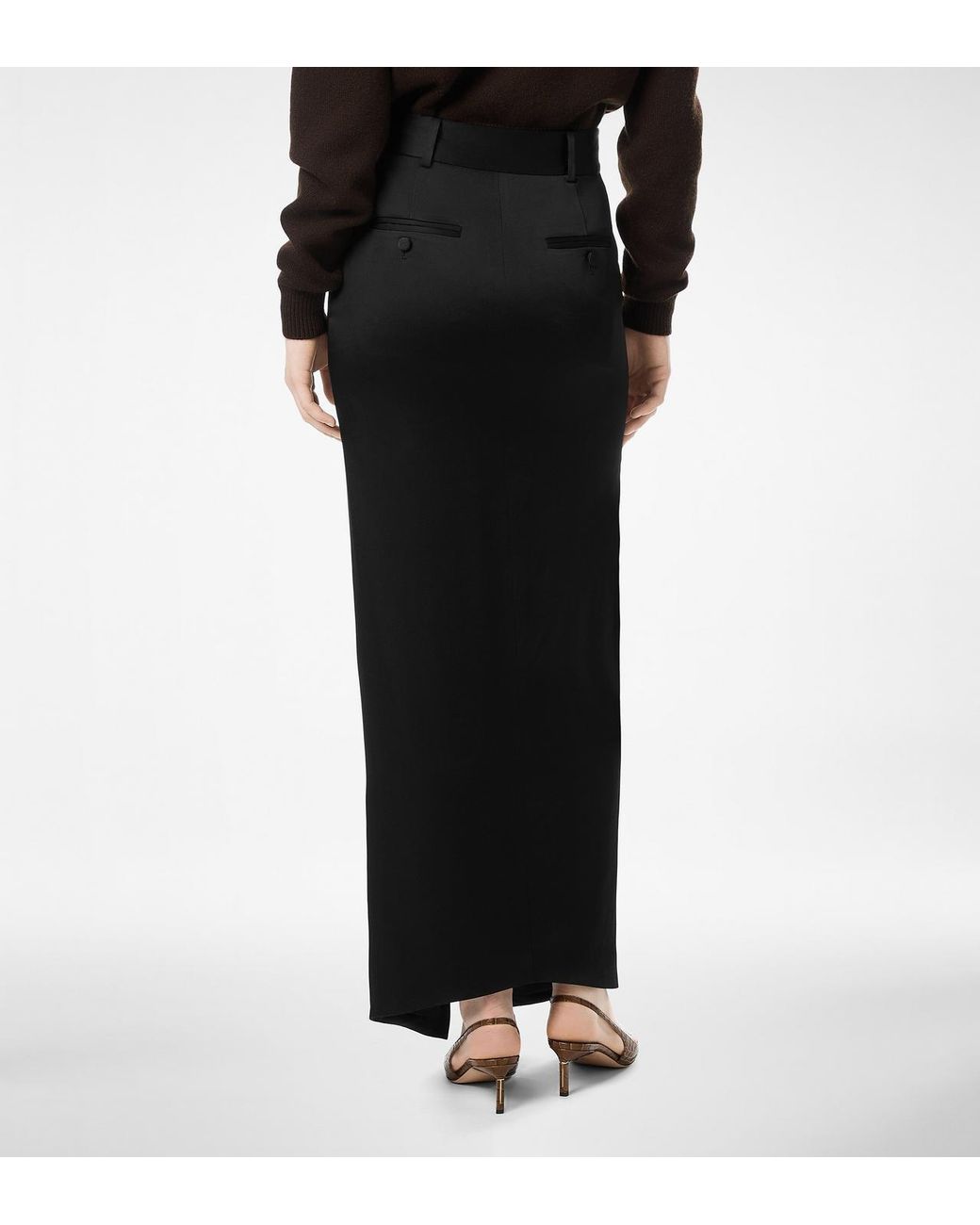 Tom Ford Black Slit Skirt