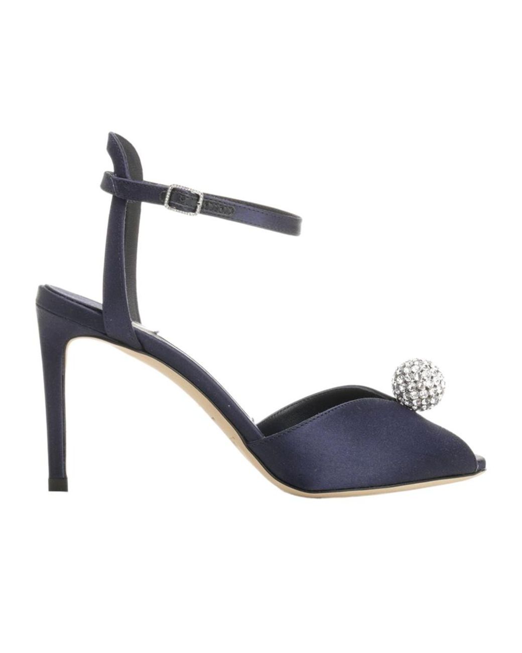 Jimmy Choo Blue Sacora 85 Sandal