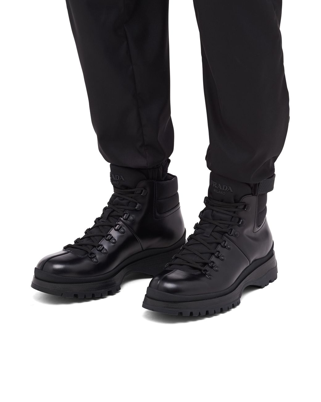 Prada Black Brixxen Booties for men