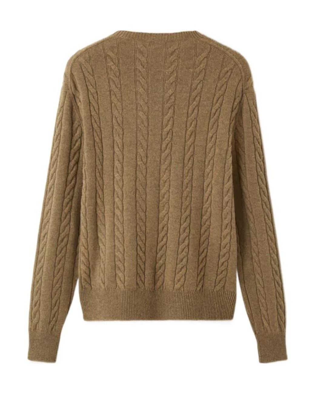 Loro Piana Natural Cedar Crewneck for men