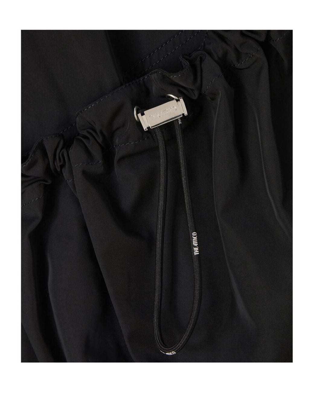 The Attico Black The Oversized Long Pants