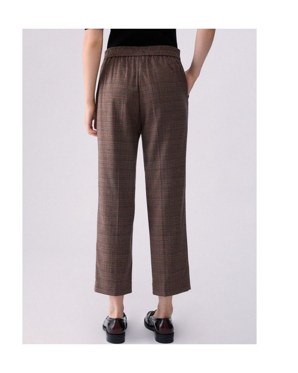 Liu Jo Brown Cigarette Pants
