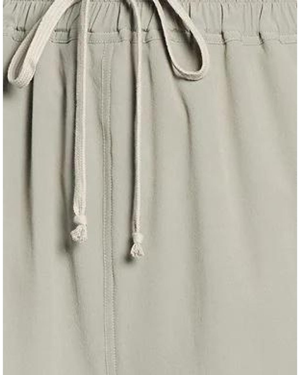 Rick Owens Gray Elasticated Drawstring Shorts