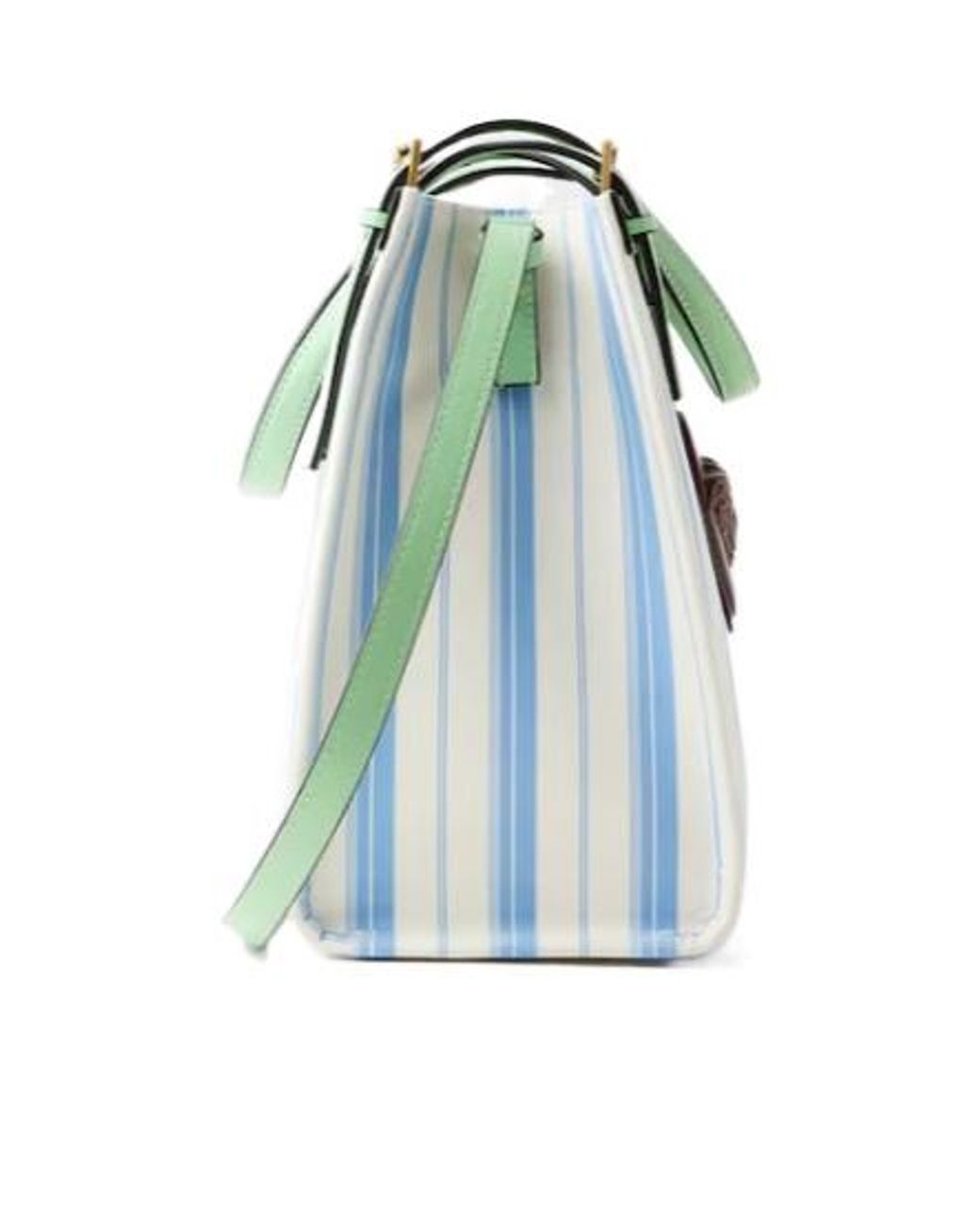 Versace Blue Rivière Printed Tote Bag