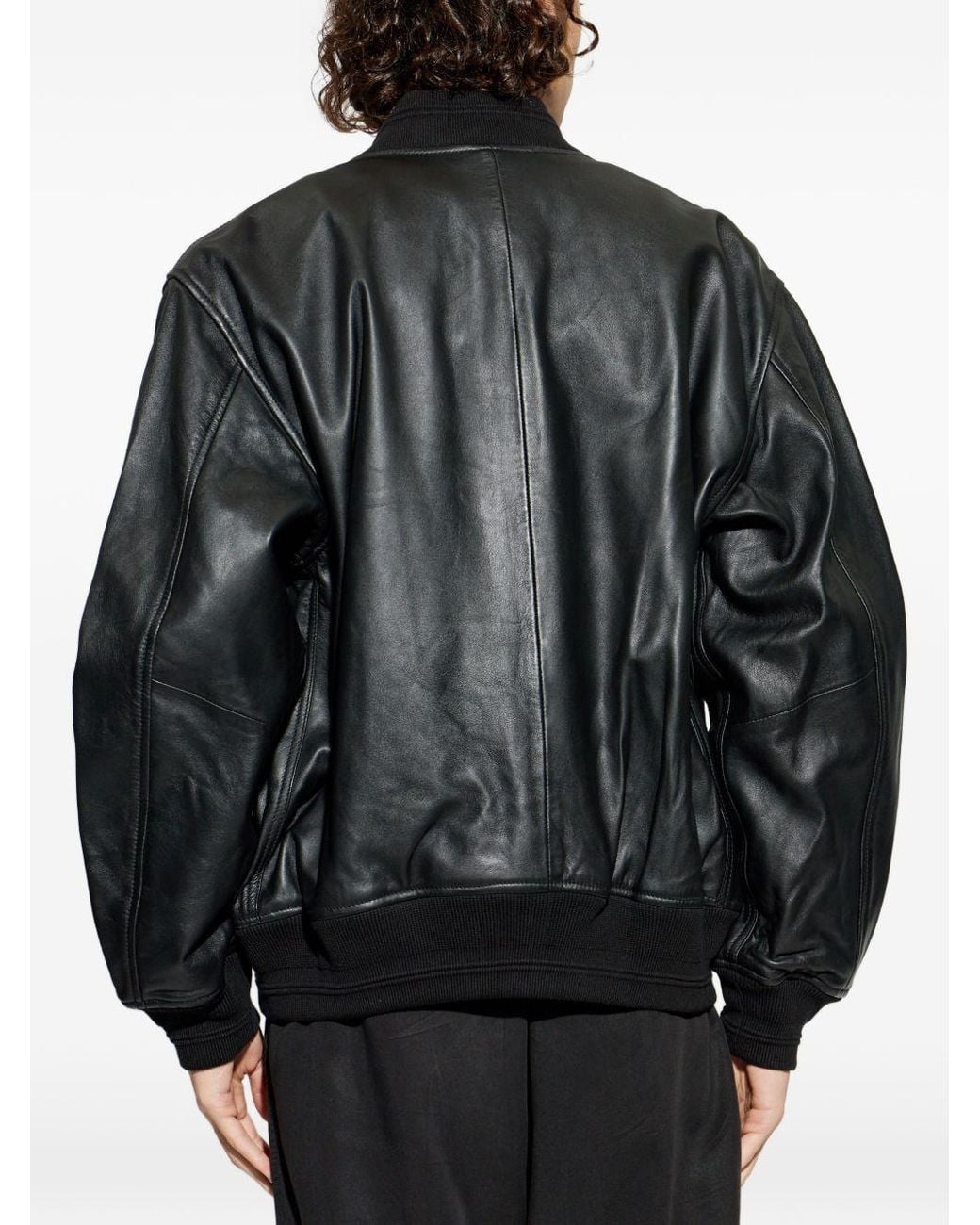 DIESEL Gray L-Type Bomber Jacket for men