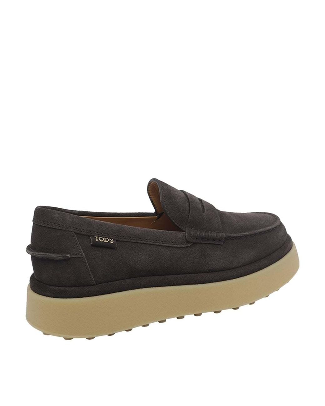 Tod's Black Platform Loafers