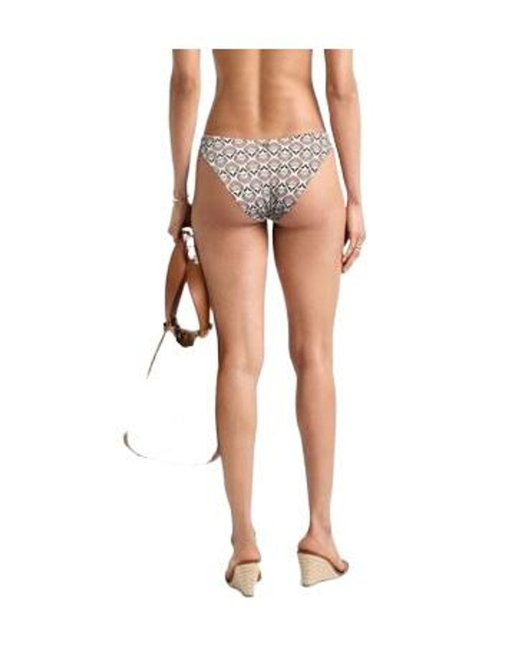 Max Mara White Multicolour Bikini Bottoms