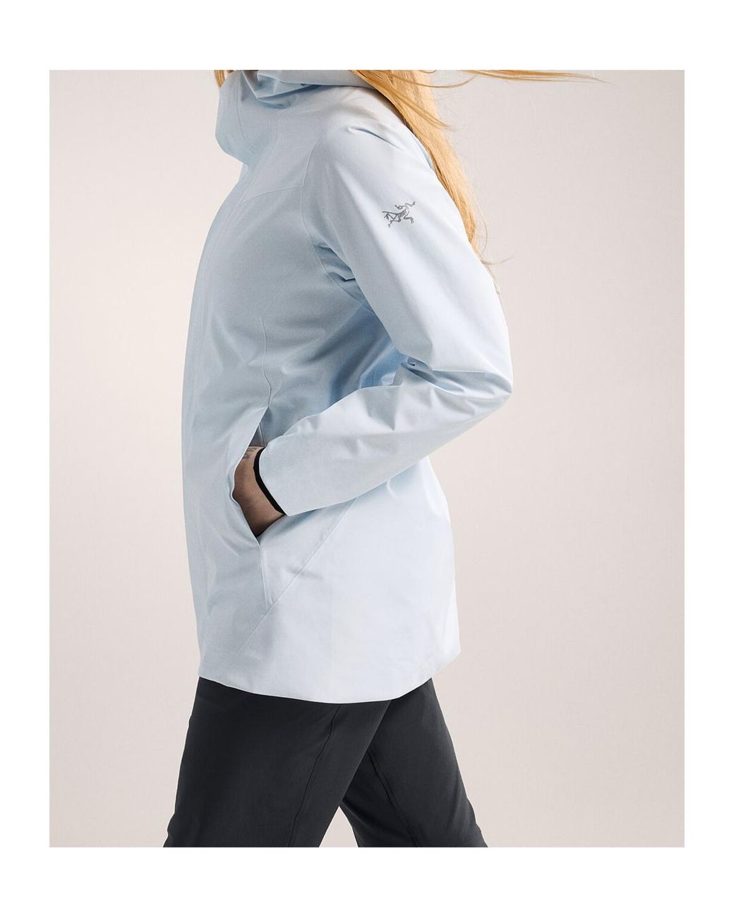 Arc'teryx Blue Solano Hoody Hooded Jacket