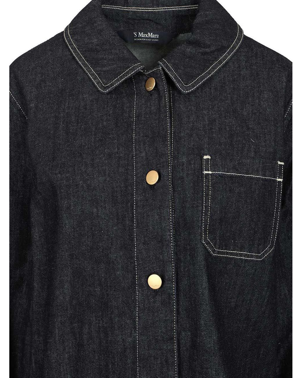 Max Mara Blue Denim Shirt