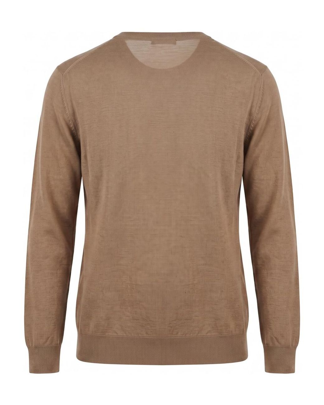 Drumohr Brown Crew-Neck Sweater for men