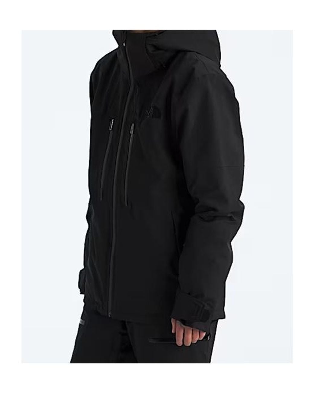 The North Face Black Zip-Up High Neck Chakal Jacket for men