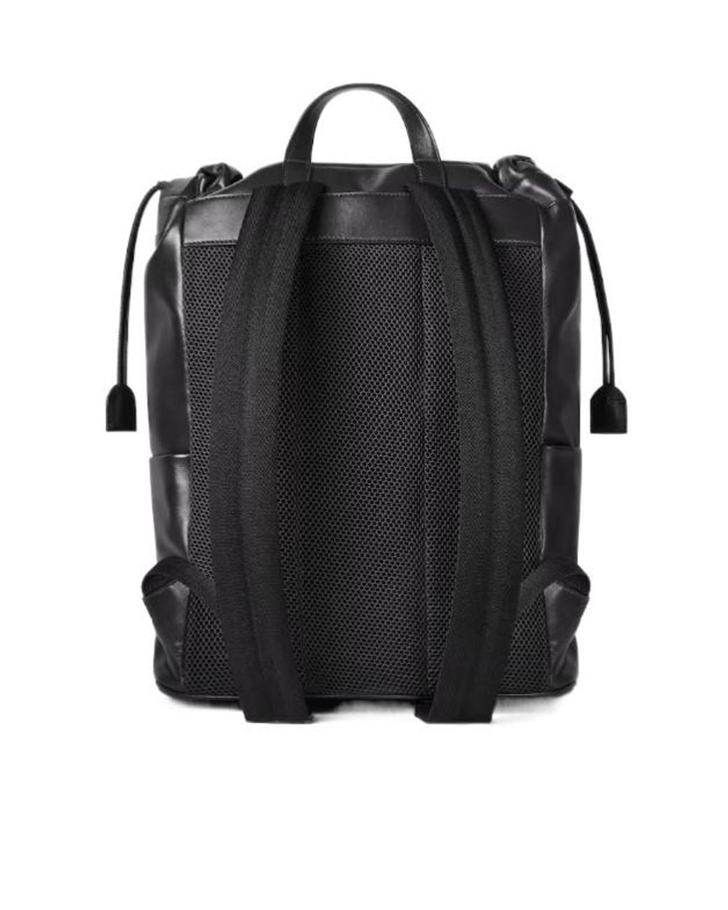 Fendi Black Flux Ff Buckle Backpack for men