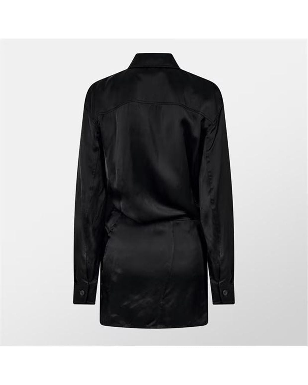Off-White c/o Virgil Abloh Black Twist Shirt Dress