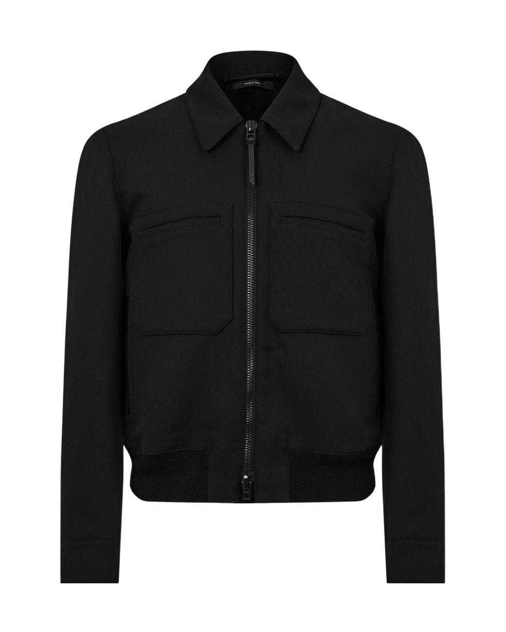 Tom Ford Black Minimalist Slim-Fit Jacket for men
