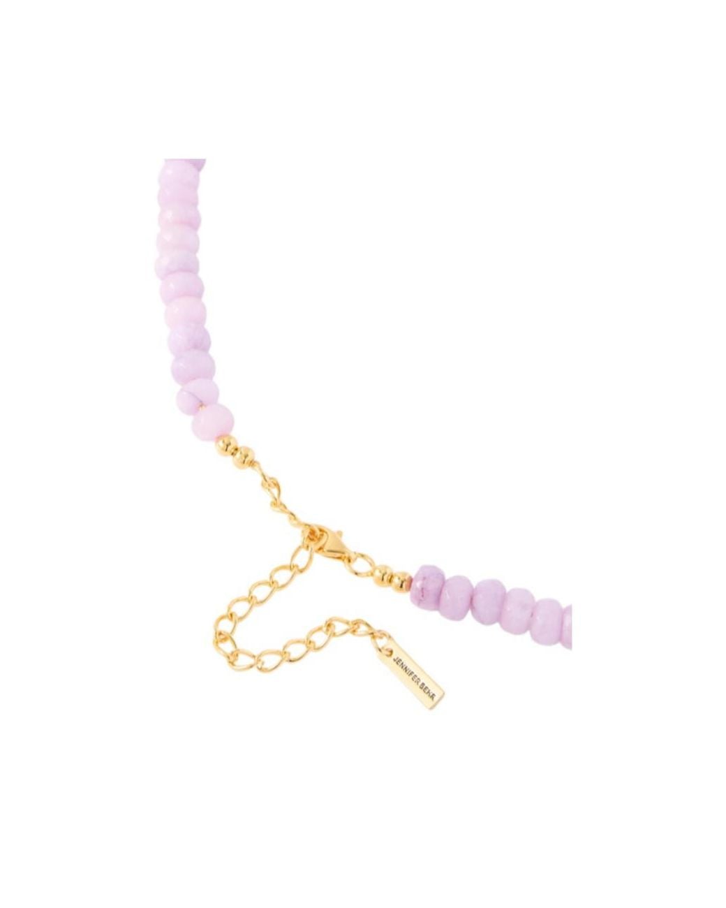 Jennifer Behr White Tone Jade Necklace