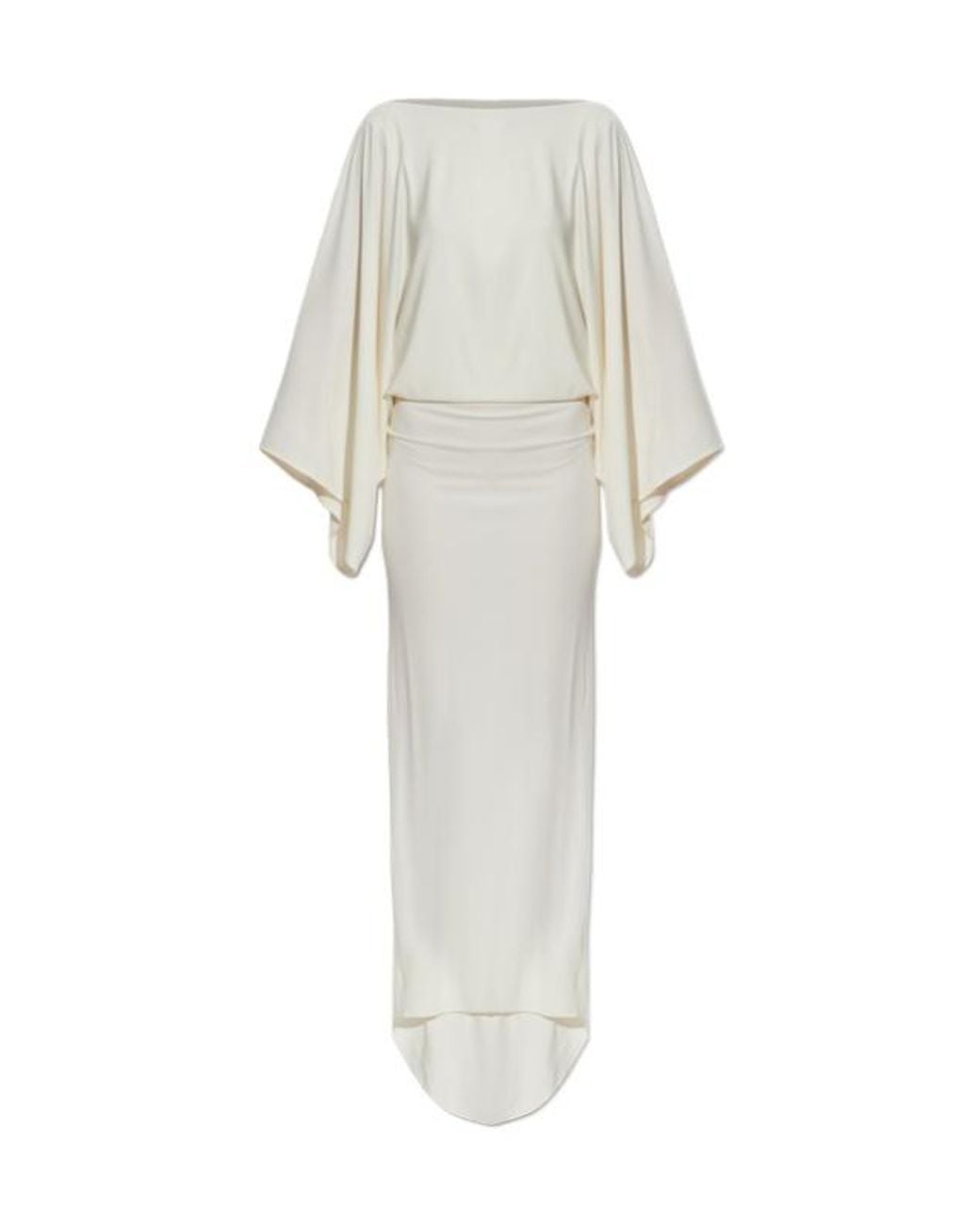 Cult Gaia White Long-Sleeved Dress