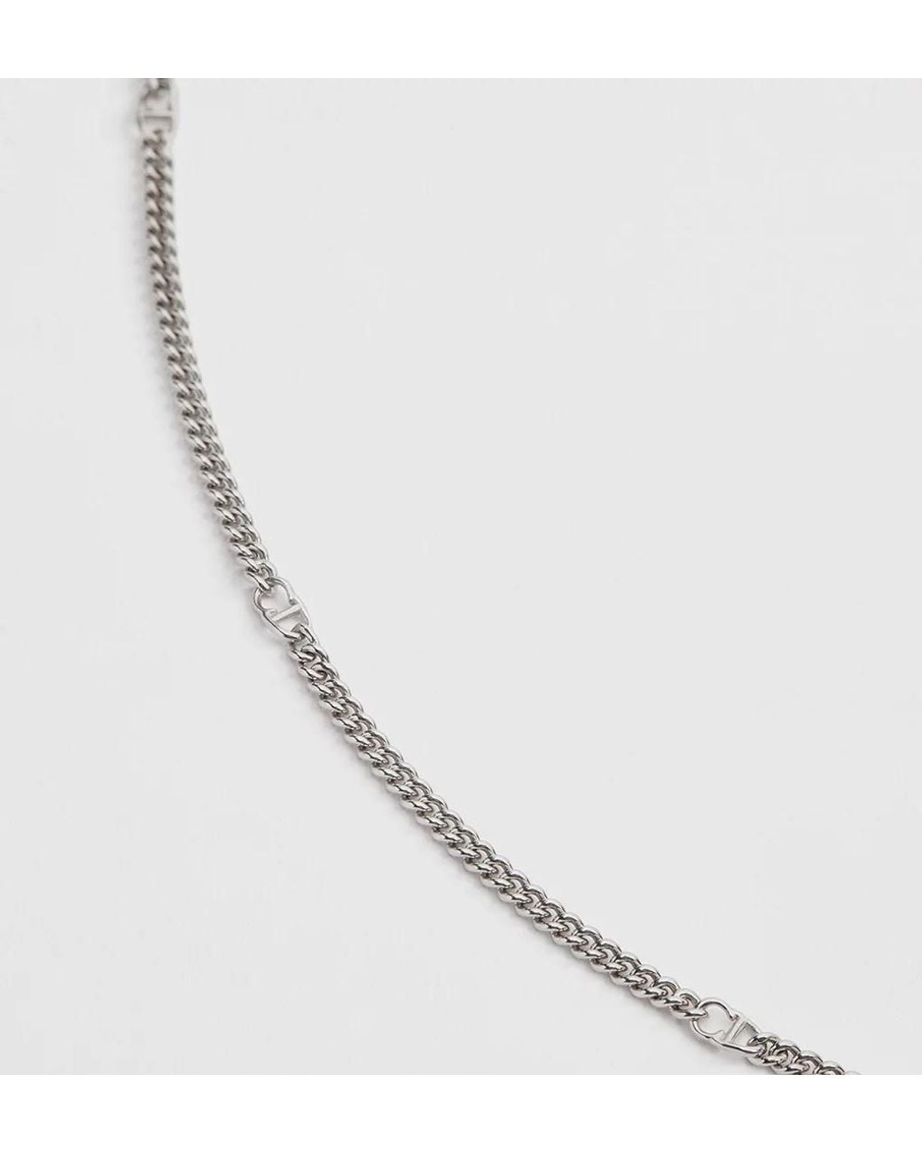 Dior Multicolor Cd Icon Thin Chain Link Necklace for men