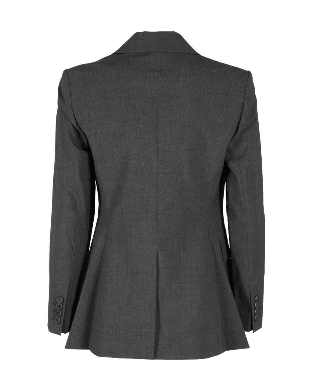 Theory Black Single-Breasted Tailored Blazer