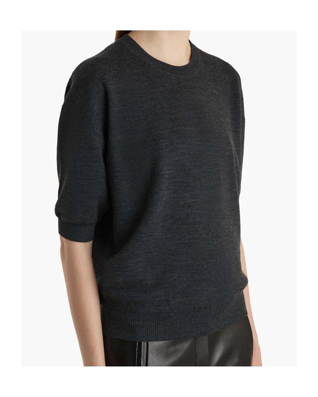 Khaite Black Faye Wool Sweater