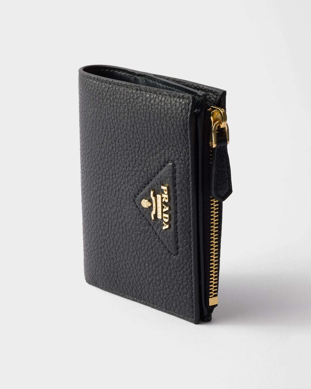 Prada Black Small Leather Wallet