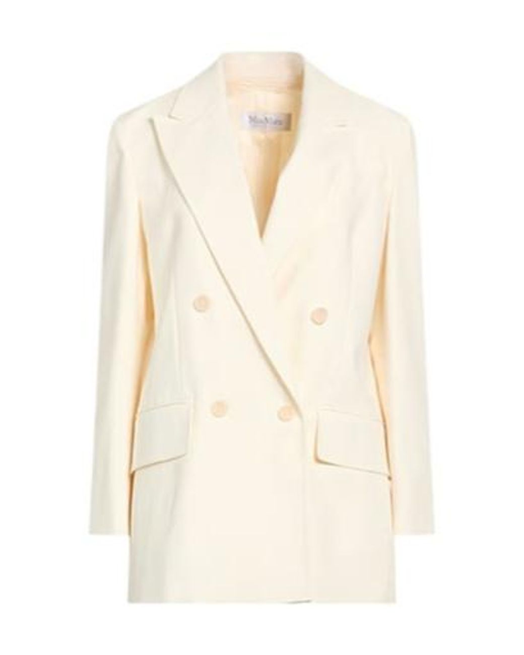 Max Mara White Doublebreasted Blazer
