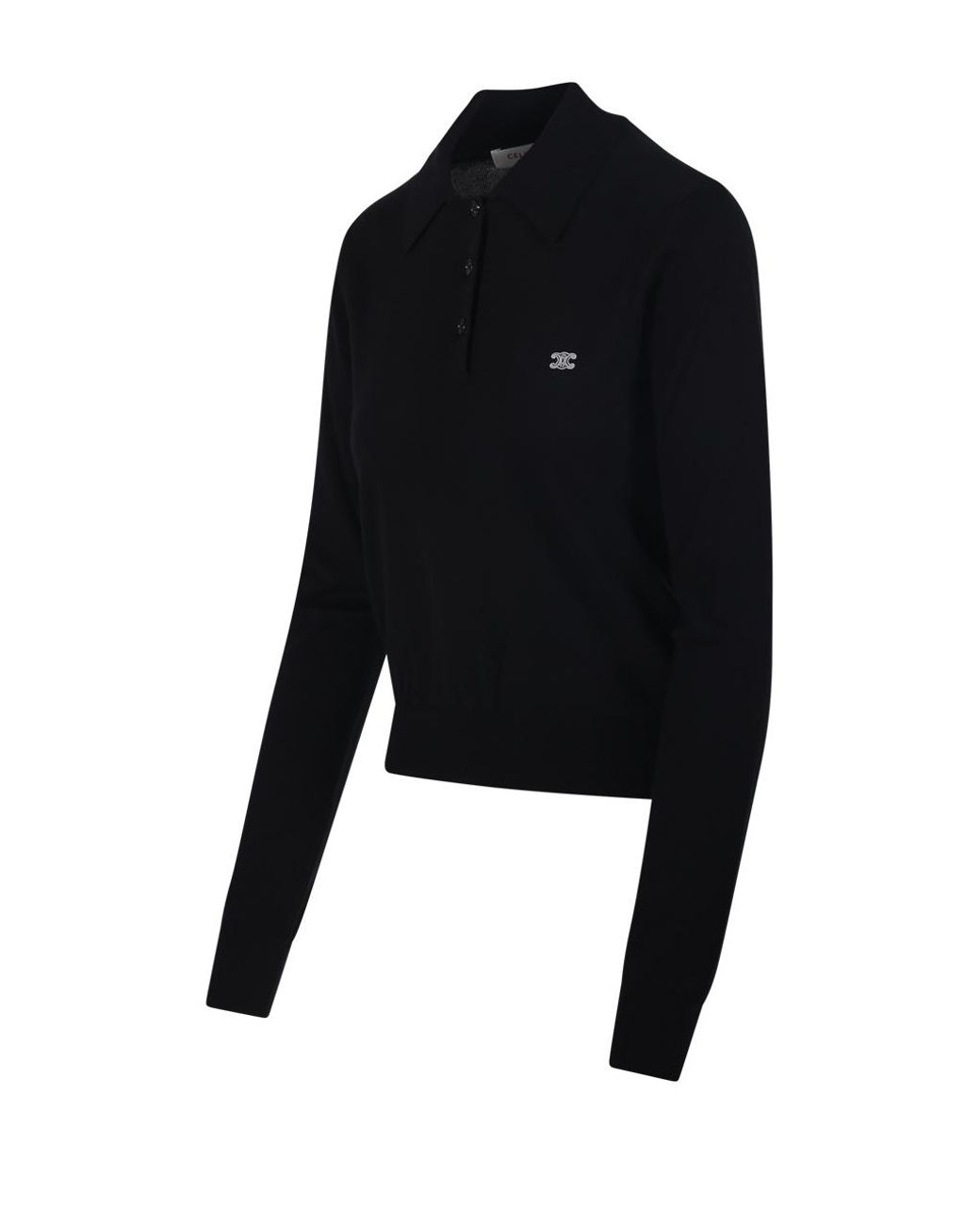 Céline Blue Polo Sweater