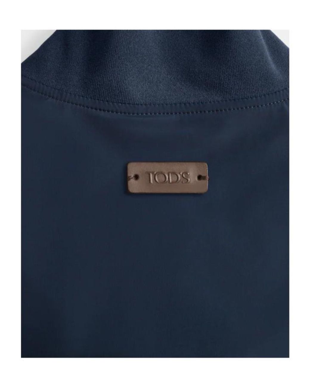 Tod's Blue Long-Sleeved Bomber Jacket for men