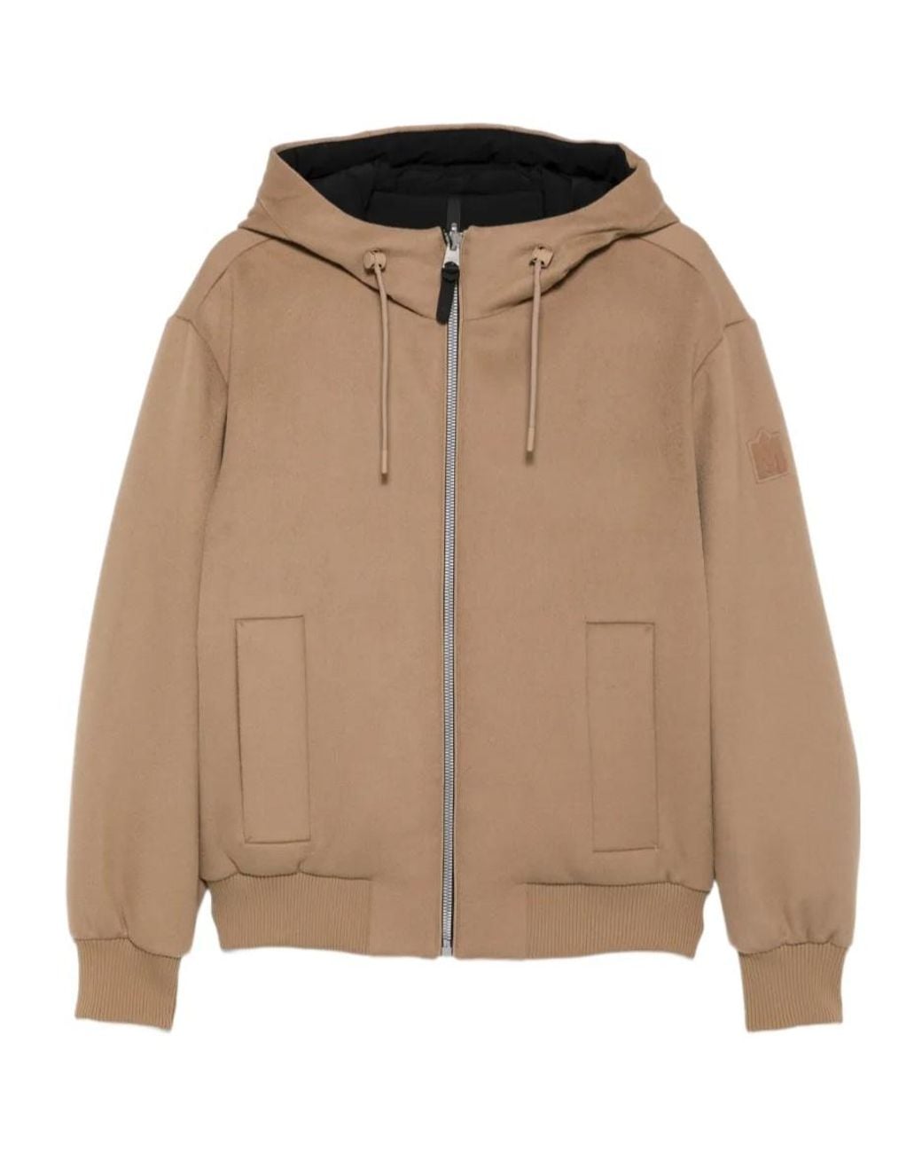 Mackage Natural Niko Logo-Patch Hooded Jacket for men