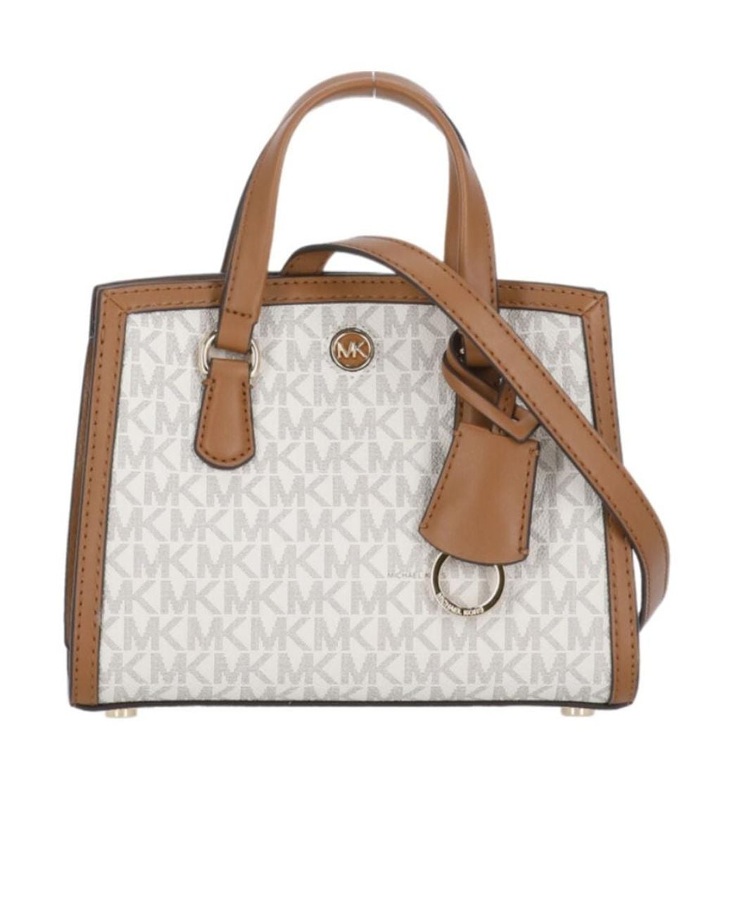 MICHAEL Michael Kors Metallic Chantal Monogram-Print Mini Bag