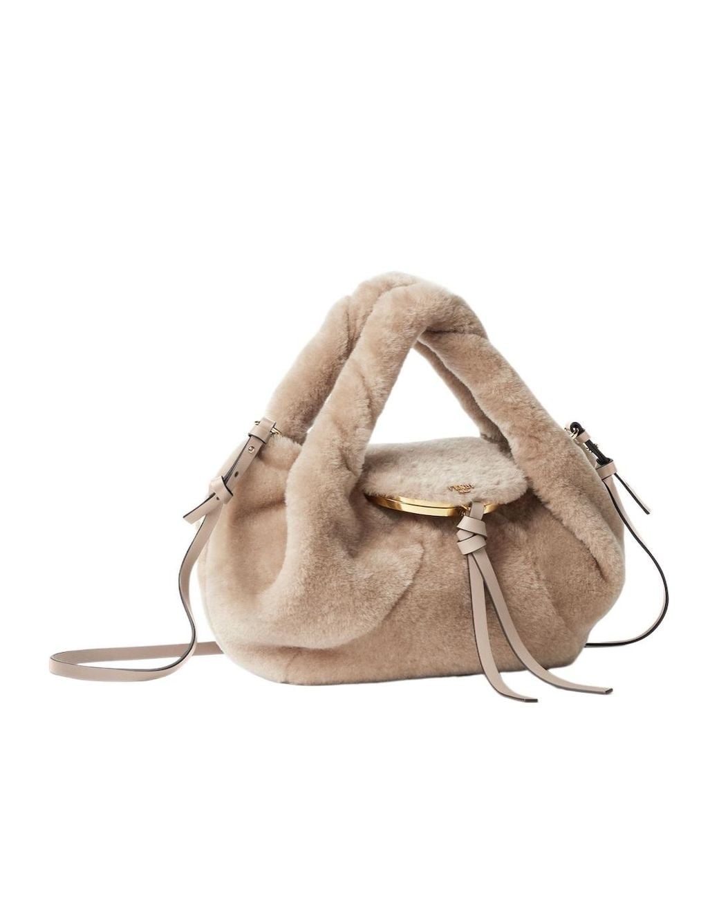 Fendi Natural Shearling Bag