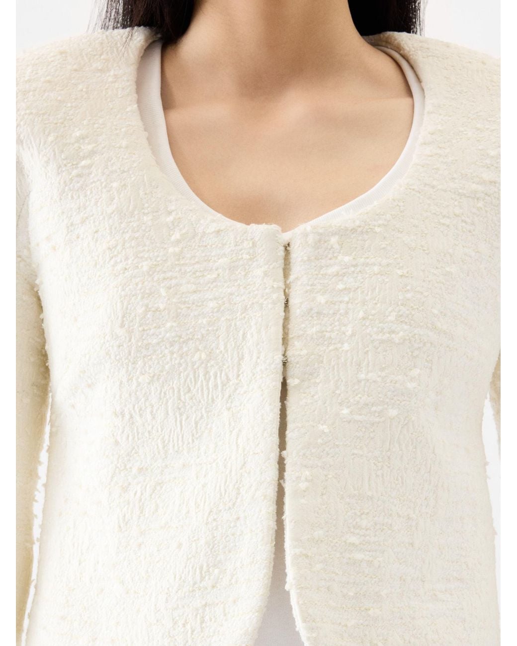 Jacquemus White The Short Cardigan Jacket
