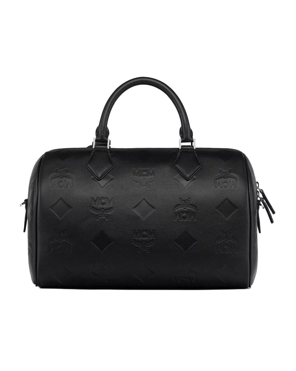 MCM Black Ella Boston Bag