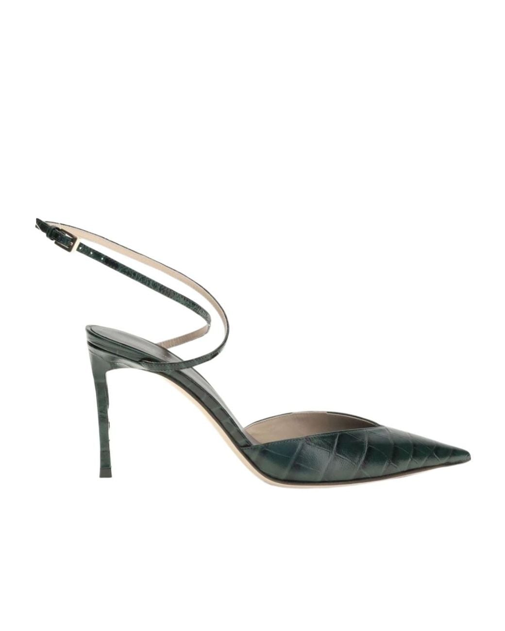 Tom Ford Metallic Pointed Toe Heeled Pumps