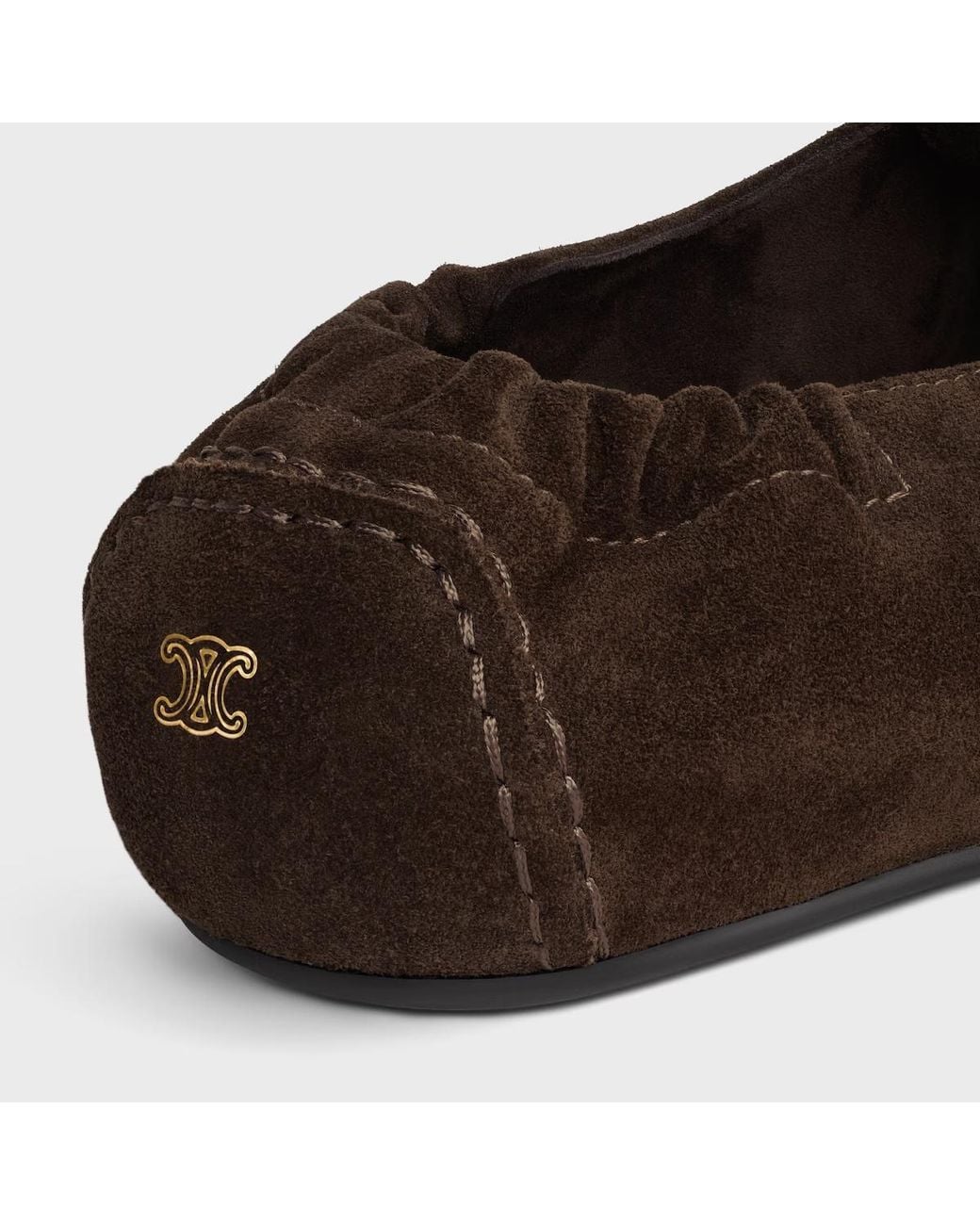 Céline Brown Lace-Up Loafer for men