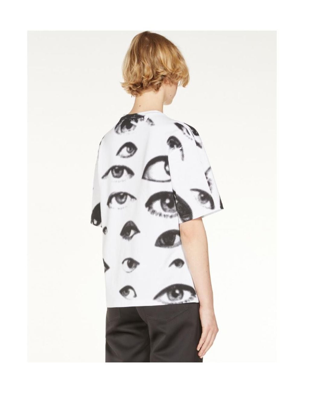 Sportmax White Print T-Shirt
