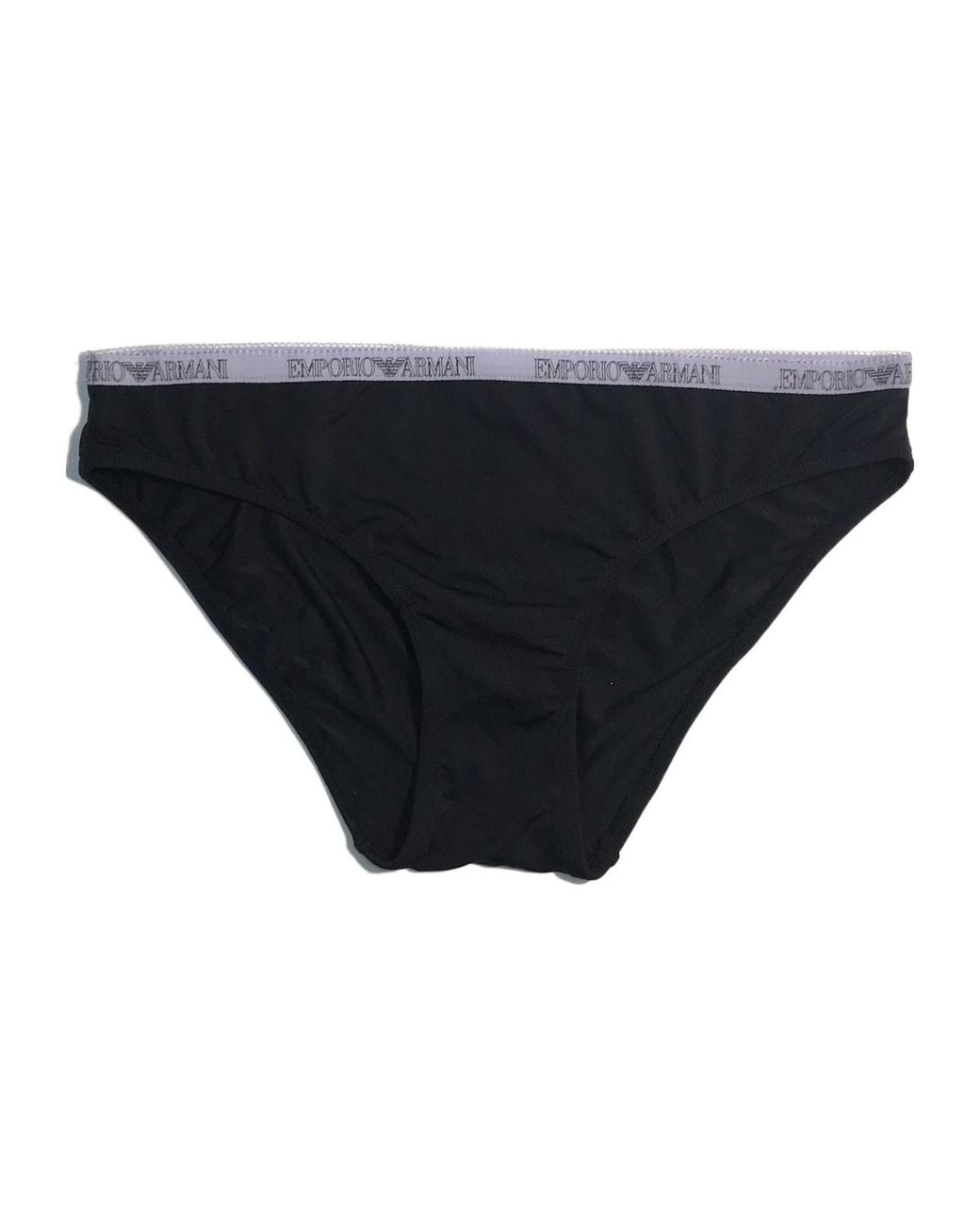 Emporio Armani Black Logo Waist Briefs