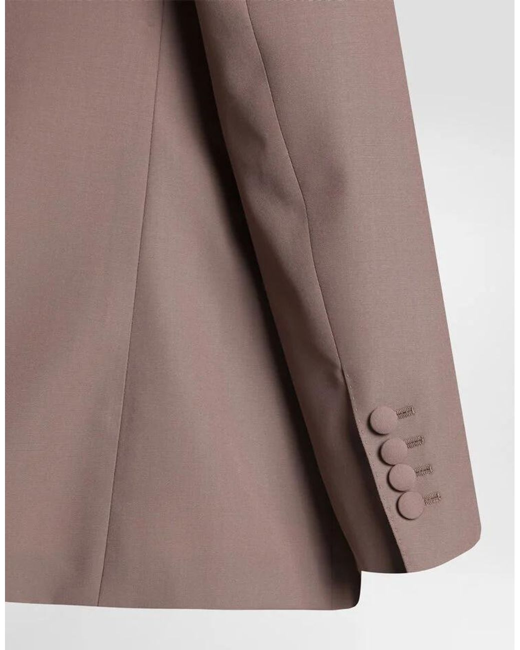 Dolce & Gabbana Brown Single-Breasted Slim Blazer for men