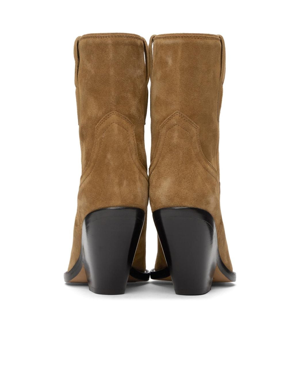 Isabel Marant Brown Leyane Pointed-Toe Ankle Boots