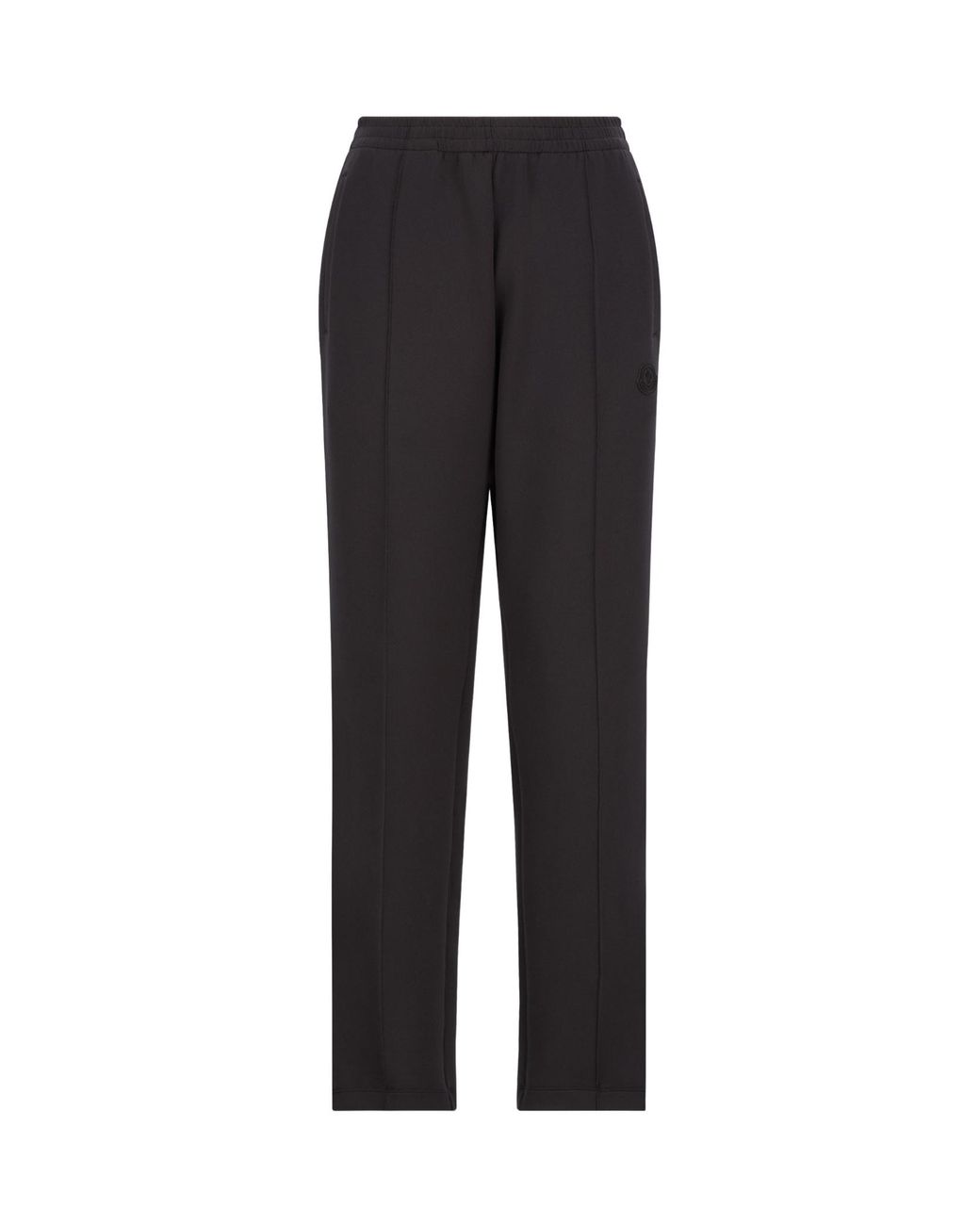 Moncler Black Neoprene Trackpants