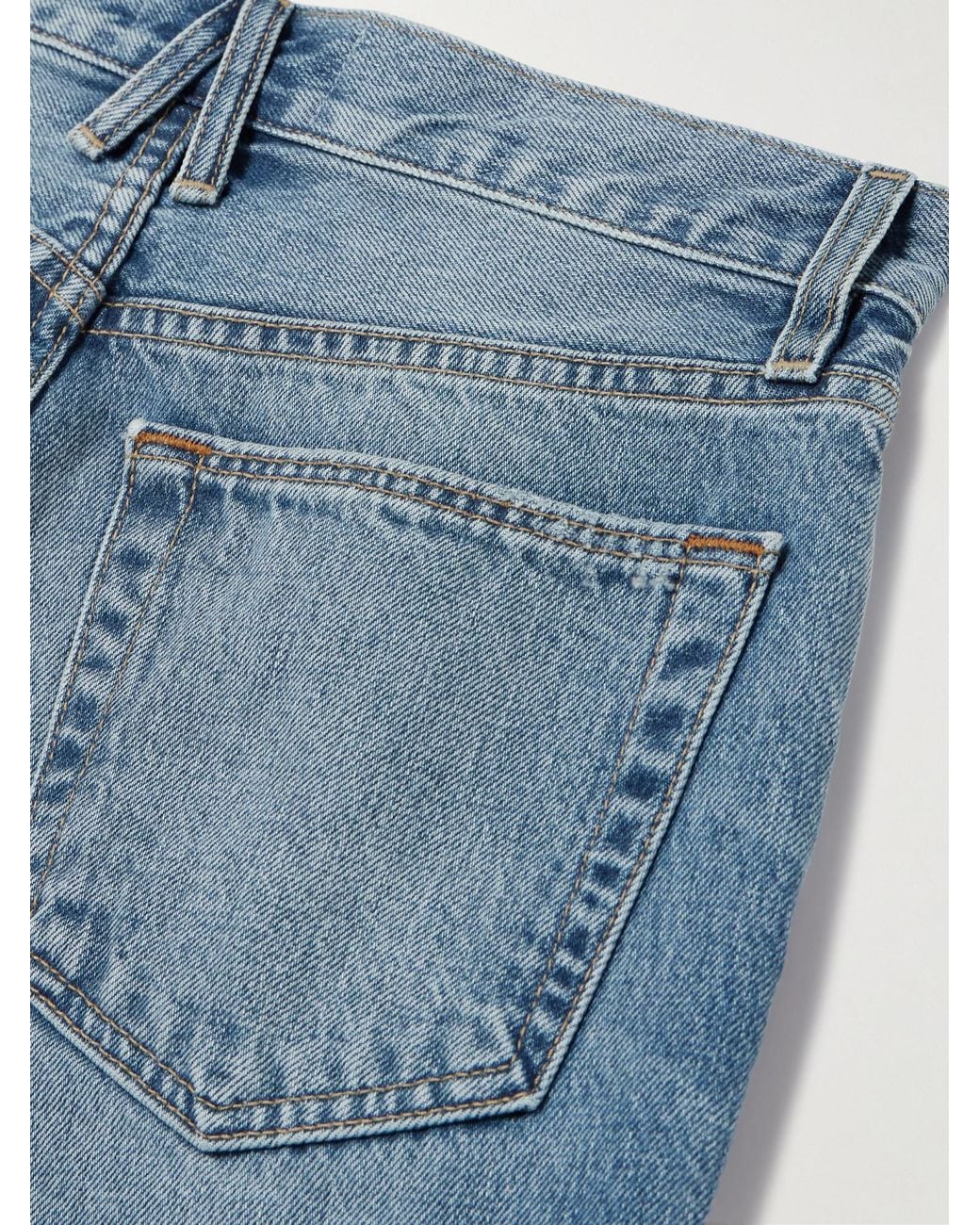 SLVRLAKE Denim Blue High-Rise Bootcut Jeans