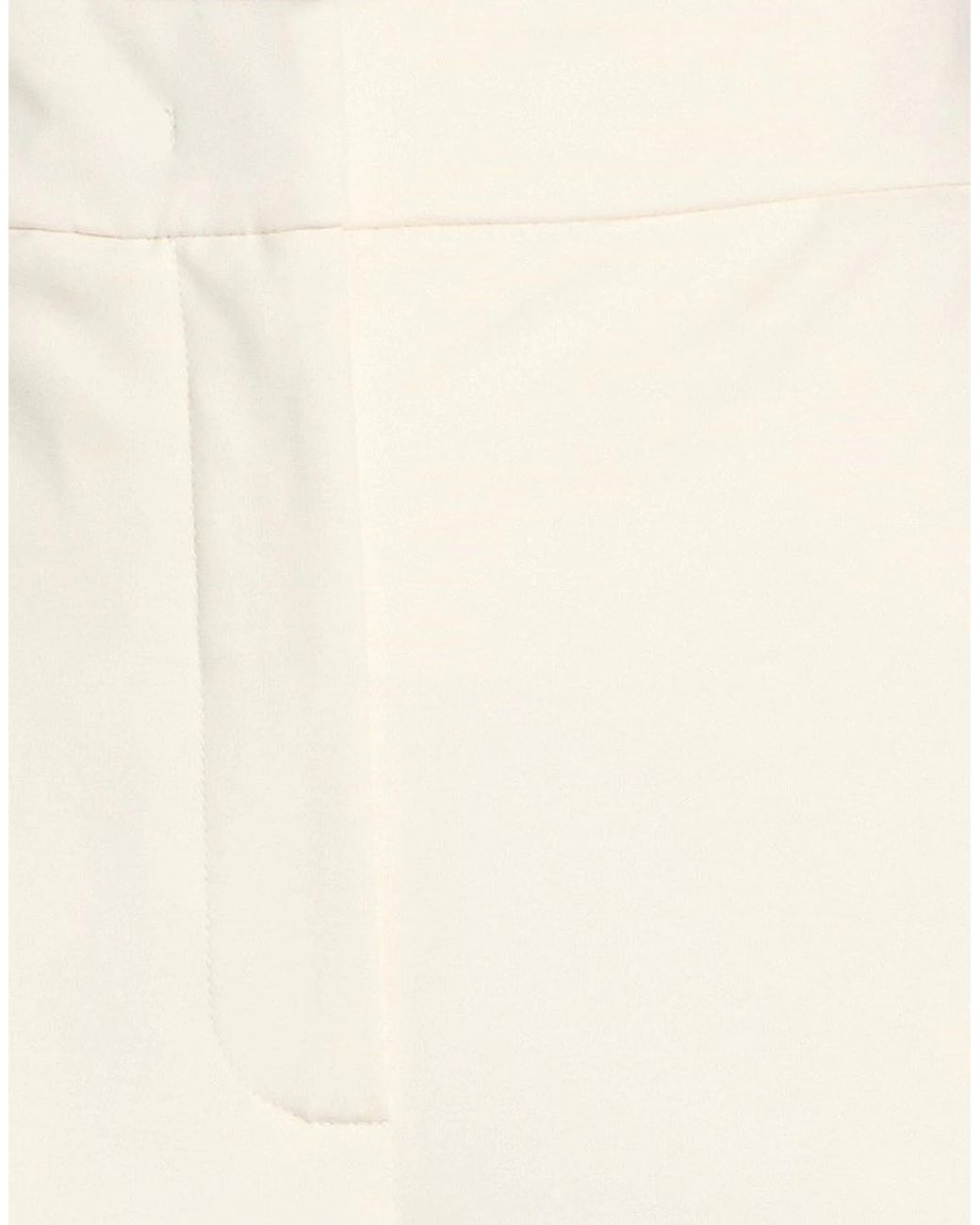 Max Mara White Wide-Leg Trousers