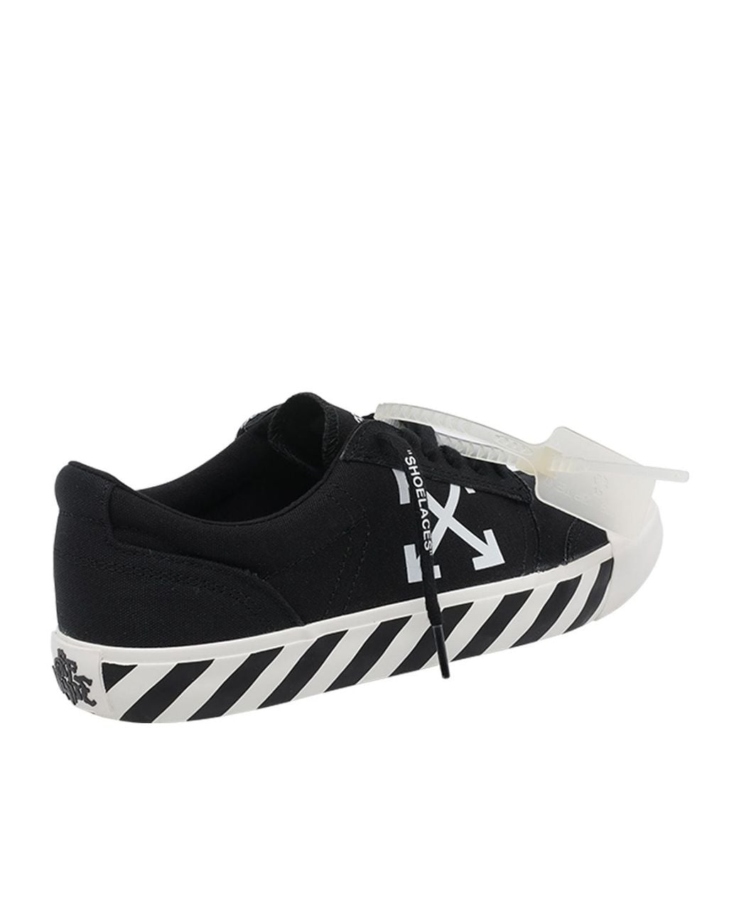 Off-White c/o Virgil Abloh Black Vulcanized Low-Top Sneakers for men