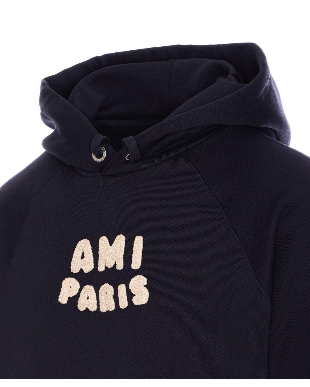 AMI Blue Hoodies for men