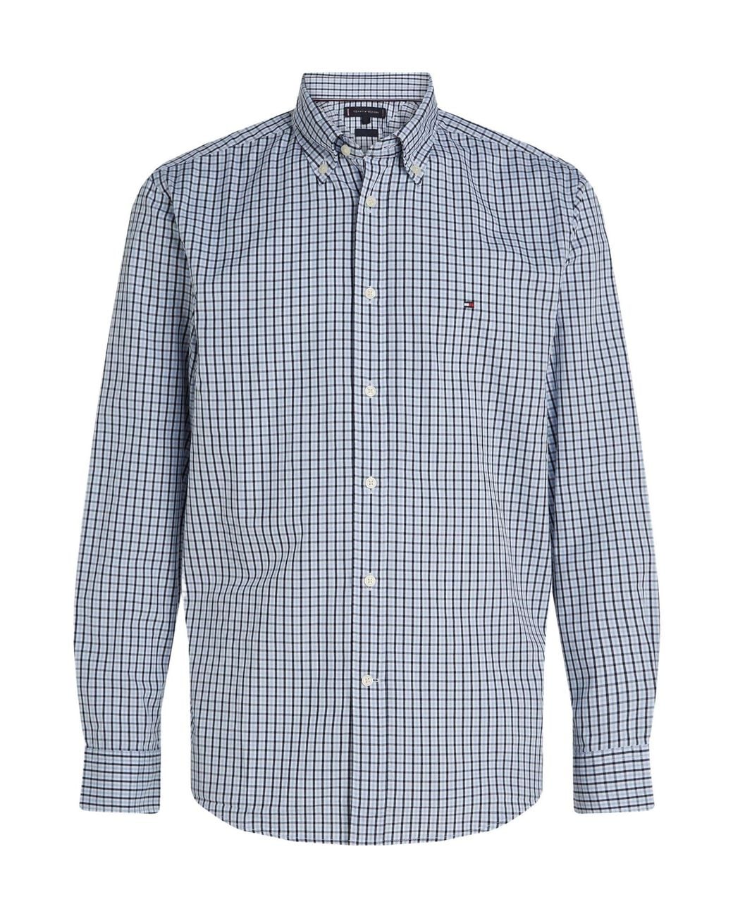 Tommy Hilfiger Blue Check Longsleeve Shirt for men