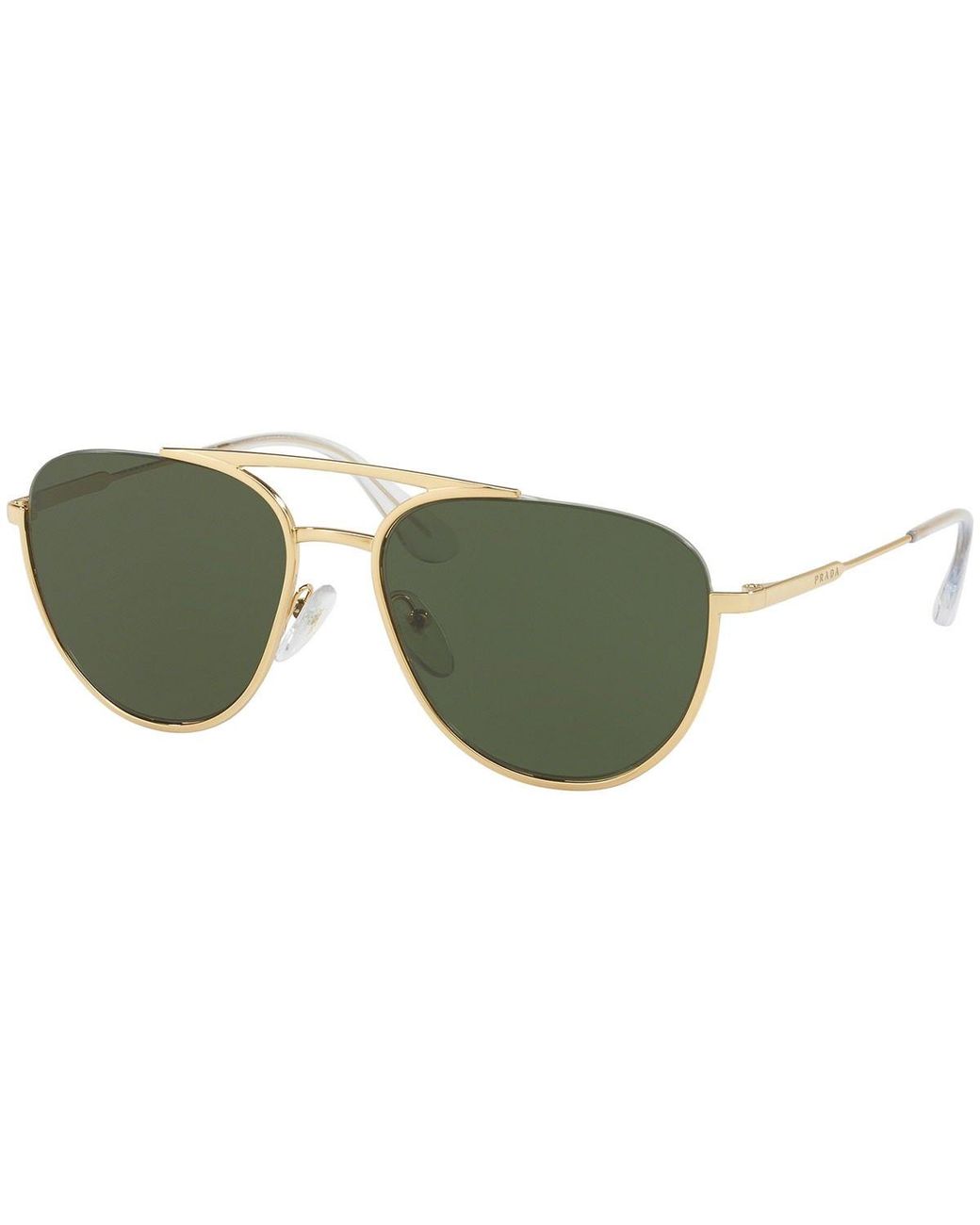 Prada Green Logo Sunglasses