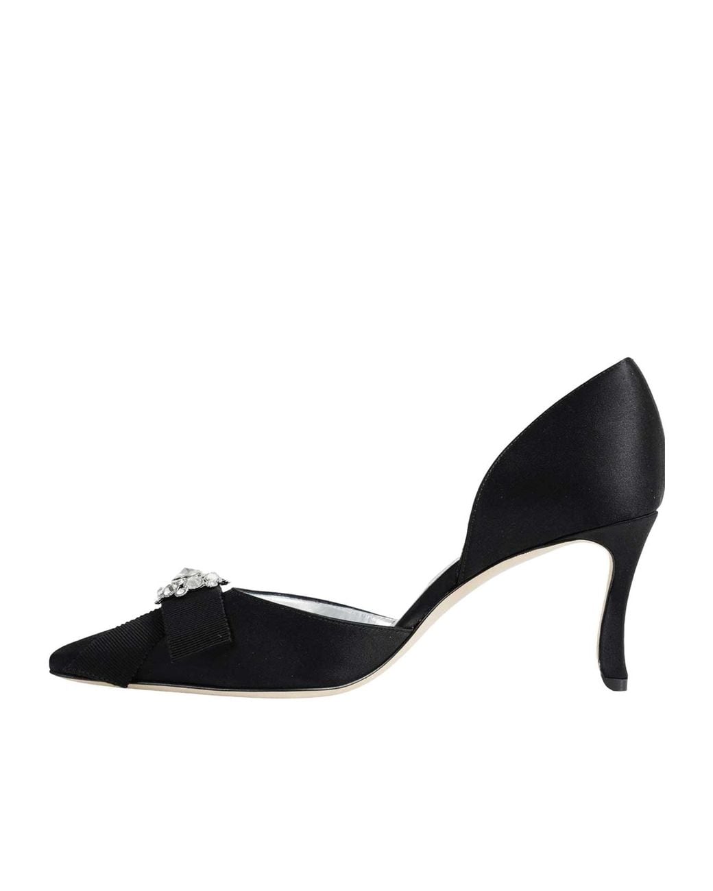 Manolo Blahnik Black Pointed-Toe High-Heeled Boots