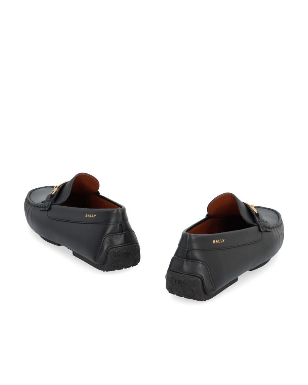 Bally Gray Logo Loafers for men