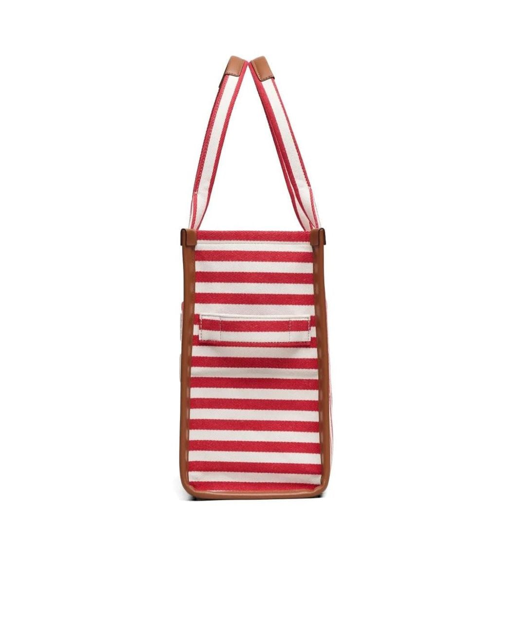 Marc Jacobs Red The Stripe Large Tote Bag